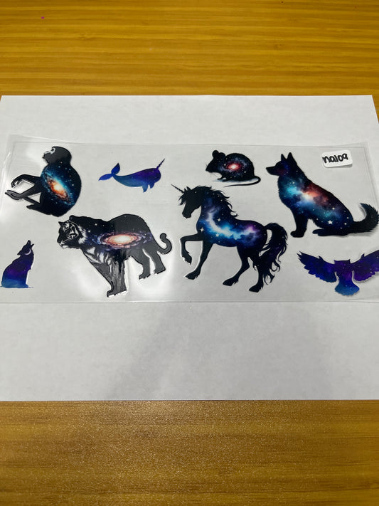 NA109 Animal Colorful UVDTF Wrap