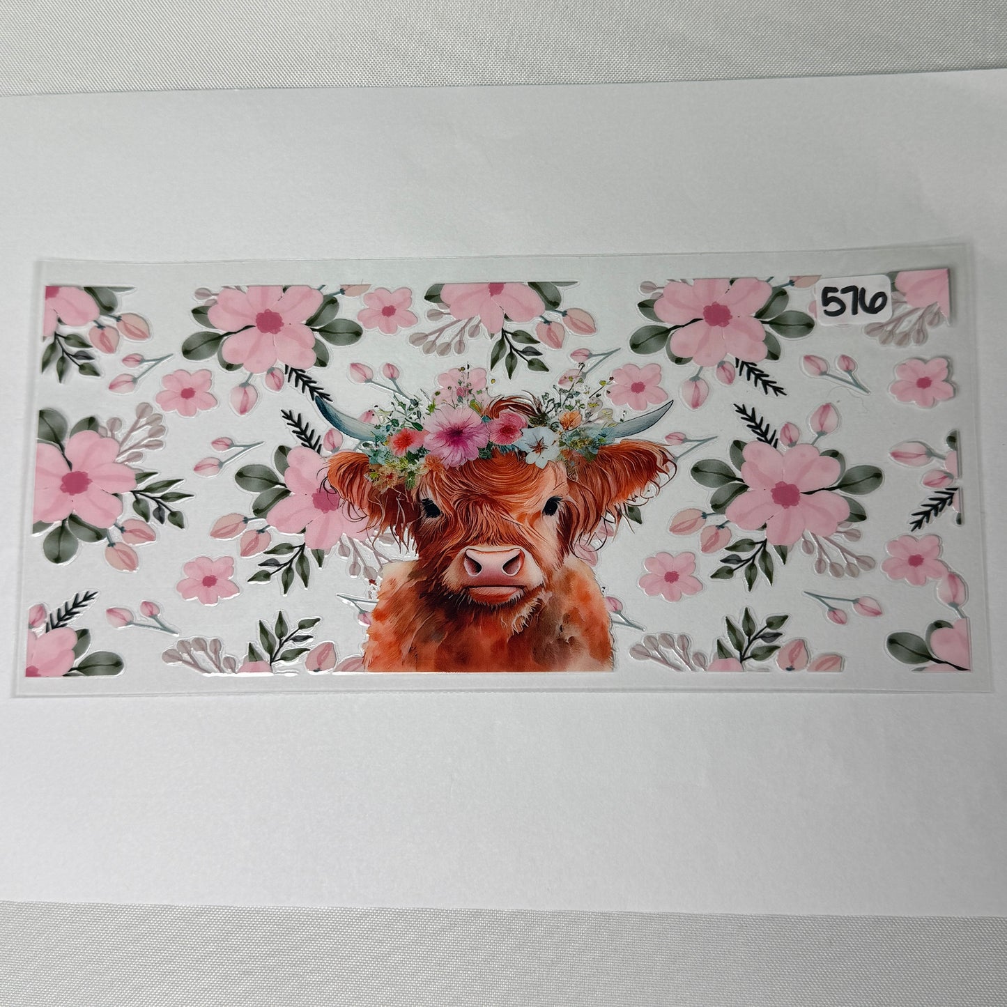 Highland Cow UVDTF Cup Wraps