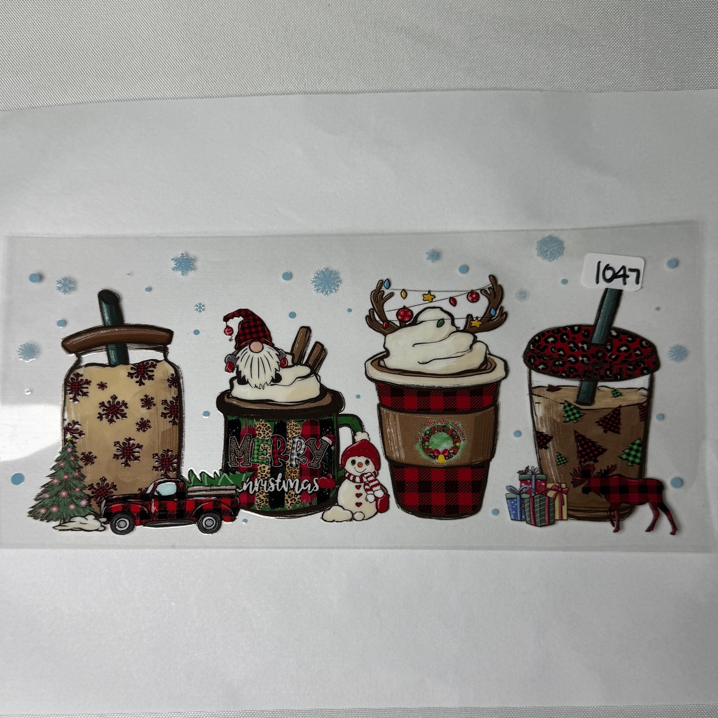 Christmas UVDTF Cup Wraps