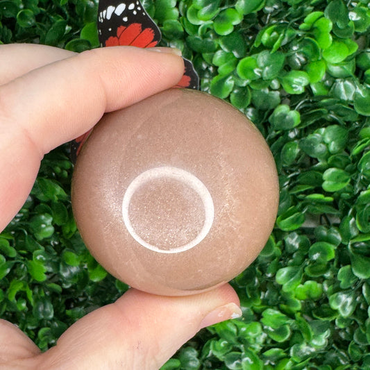 Peach Moonstone Sphere