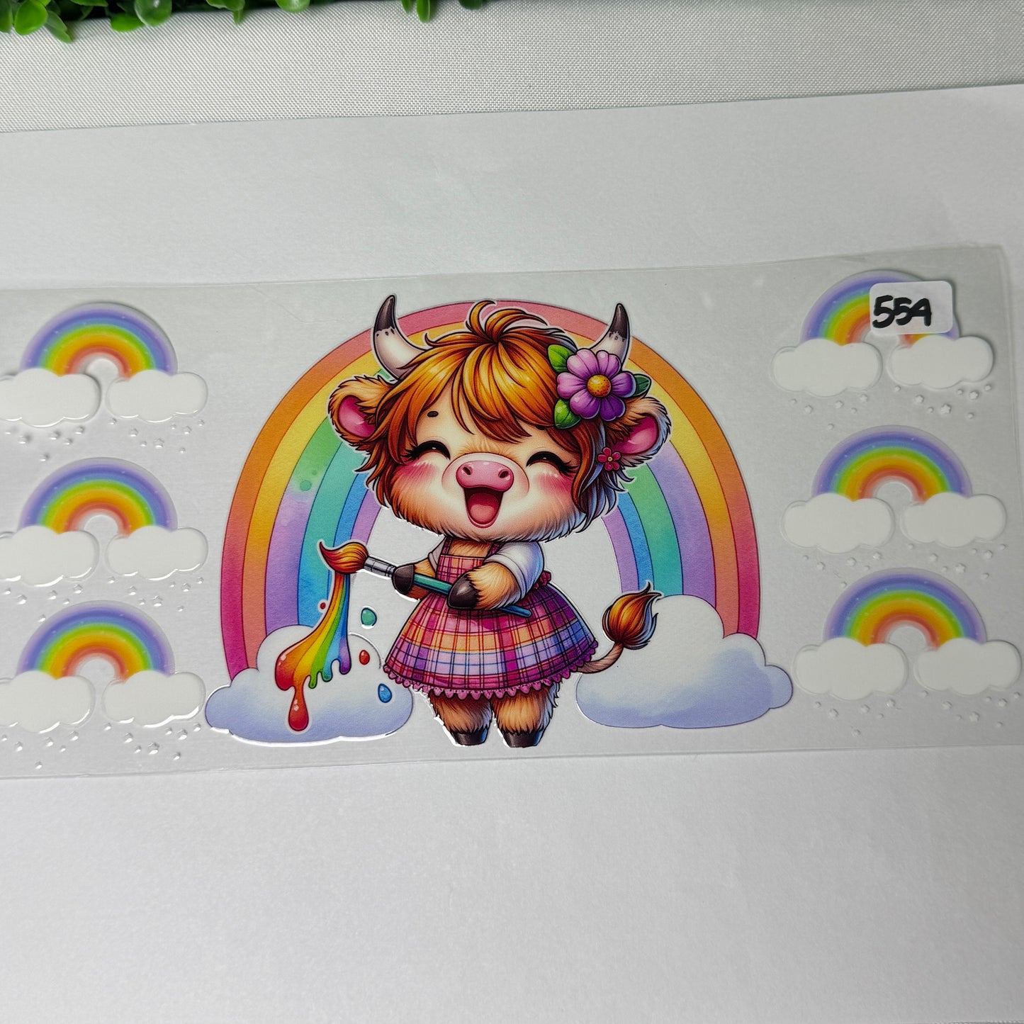 Highland Cow UVDTF Cup Wraps