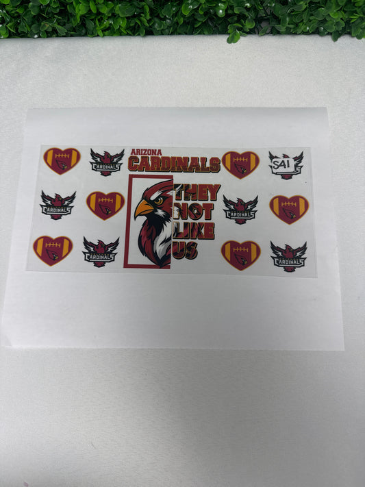 S41 Cardinals Football Sports UVDTF wrap