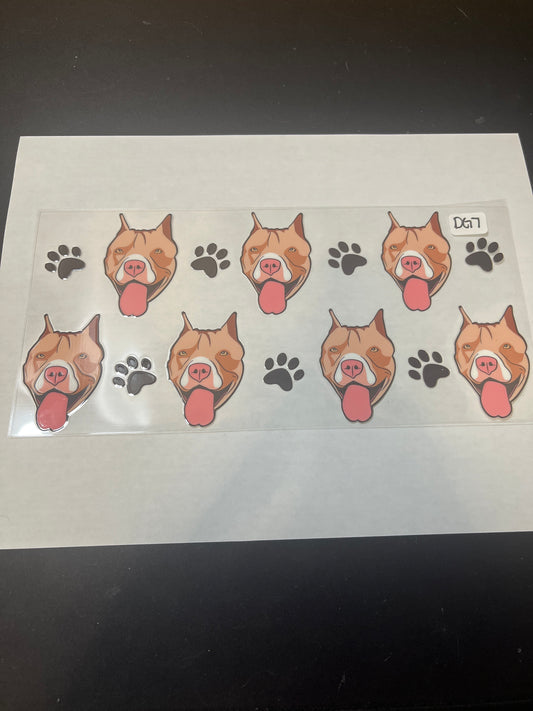 DG7 Dog UVDTF Wrap