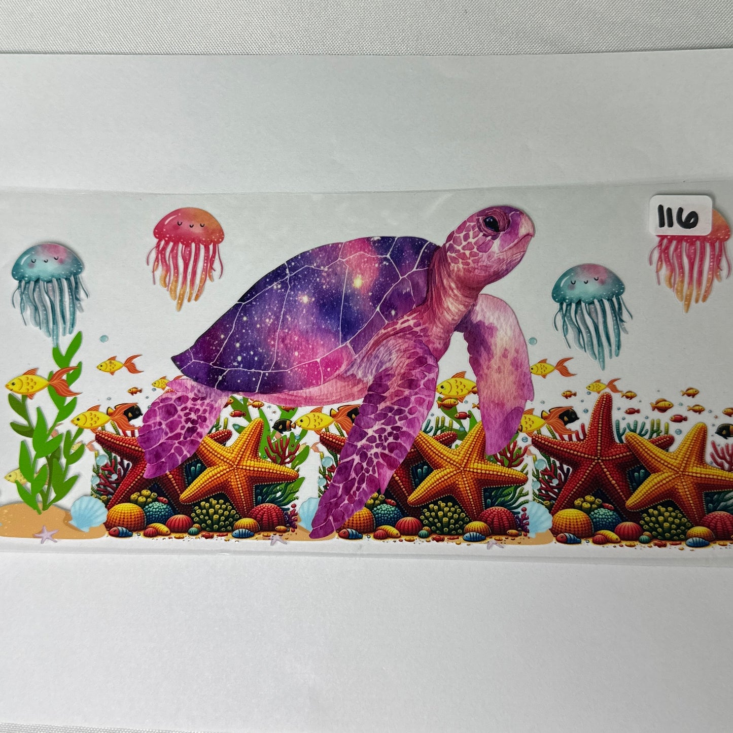 Ocean/Turtle UVDTF Cup Wraps