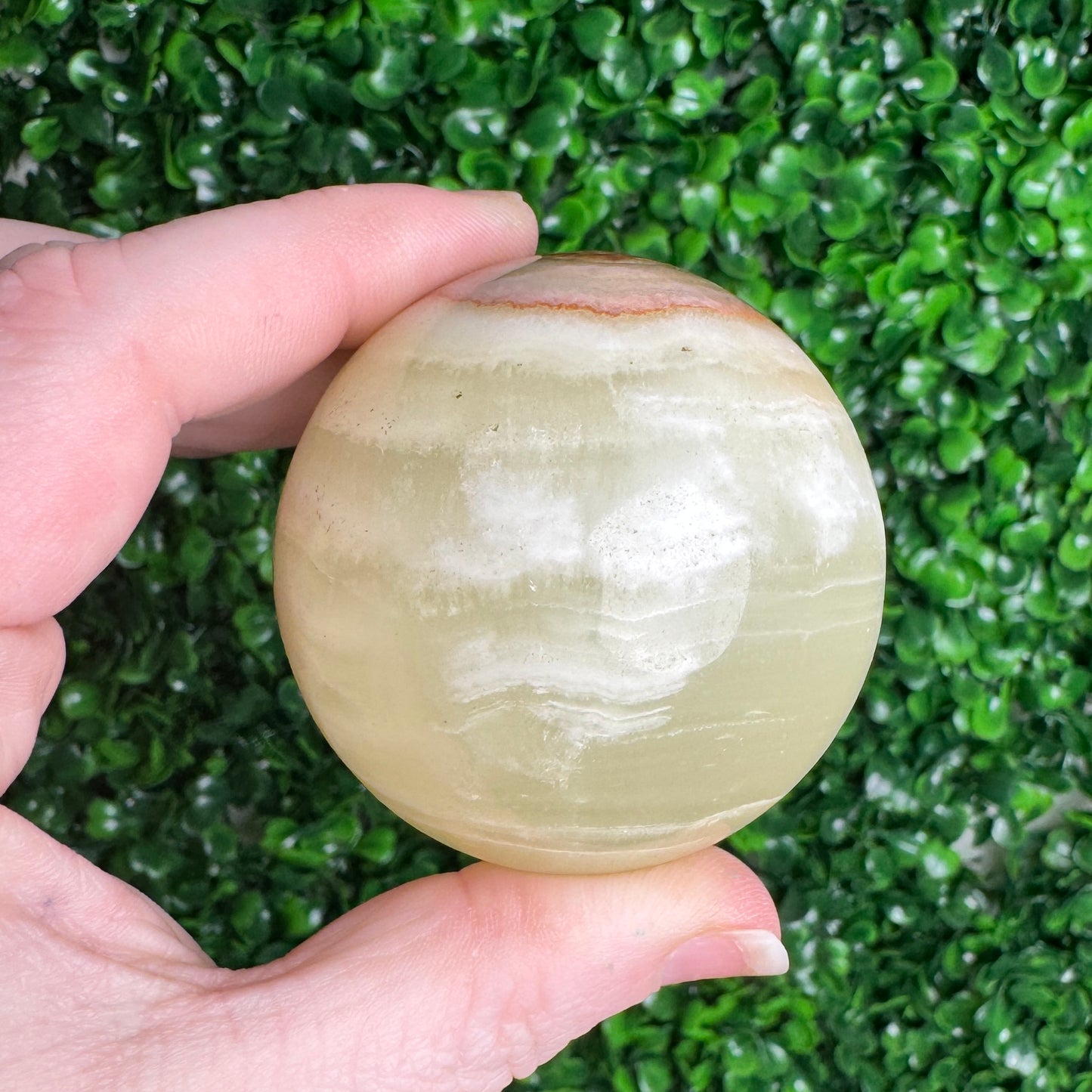 Green onyx Sphere