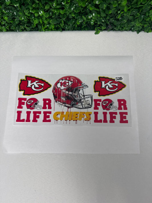 S28 Chiefs Football Sports UVDTF wrap