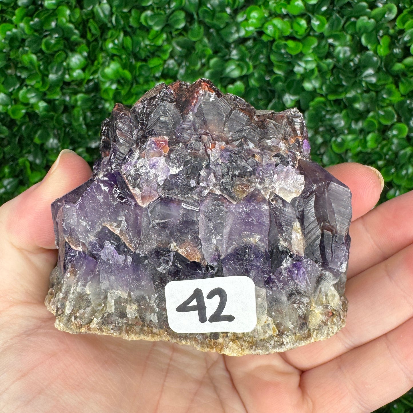 Hematite included Amethyst