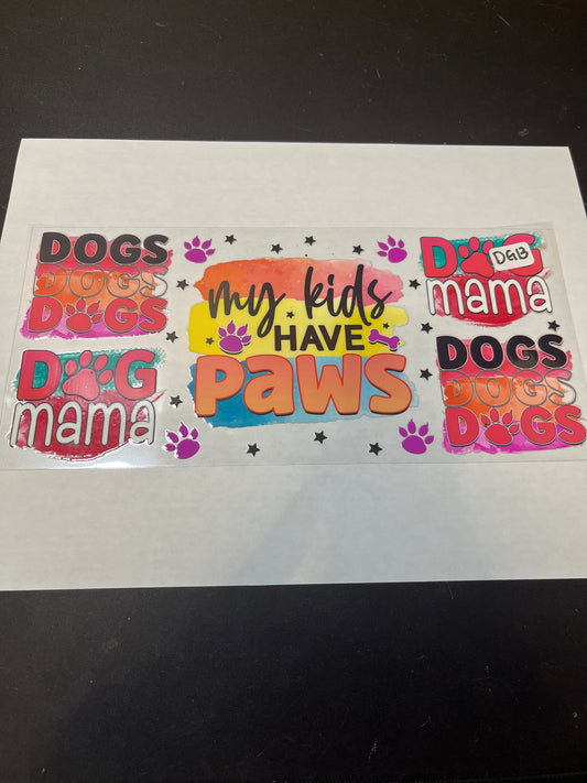 DG13 Dog Mama UVDTF Wrap