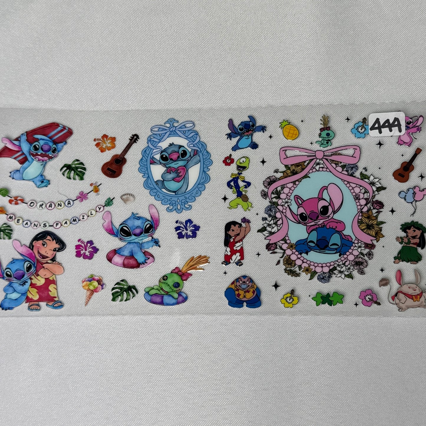 Blue Alien UVDTF Cup Wraps