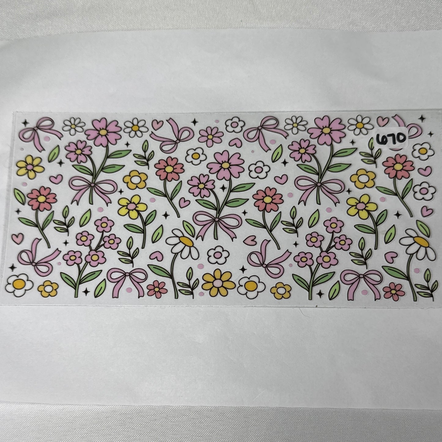 Flower UVDTF Cup Wraps