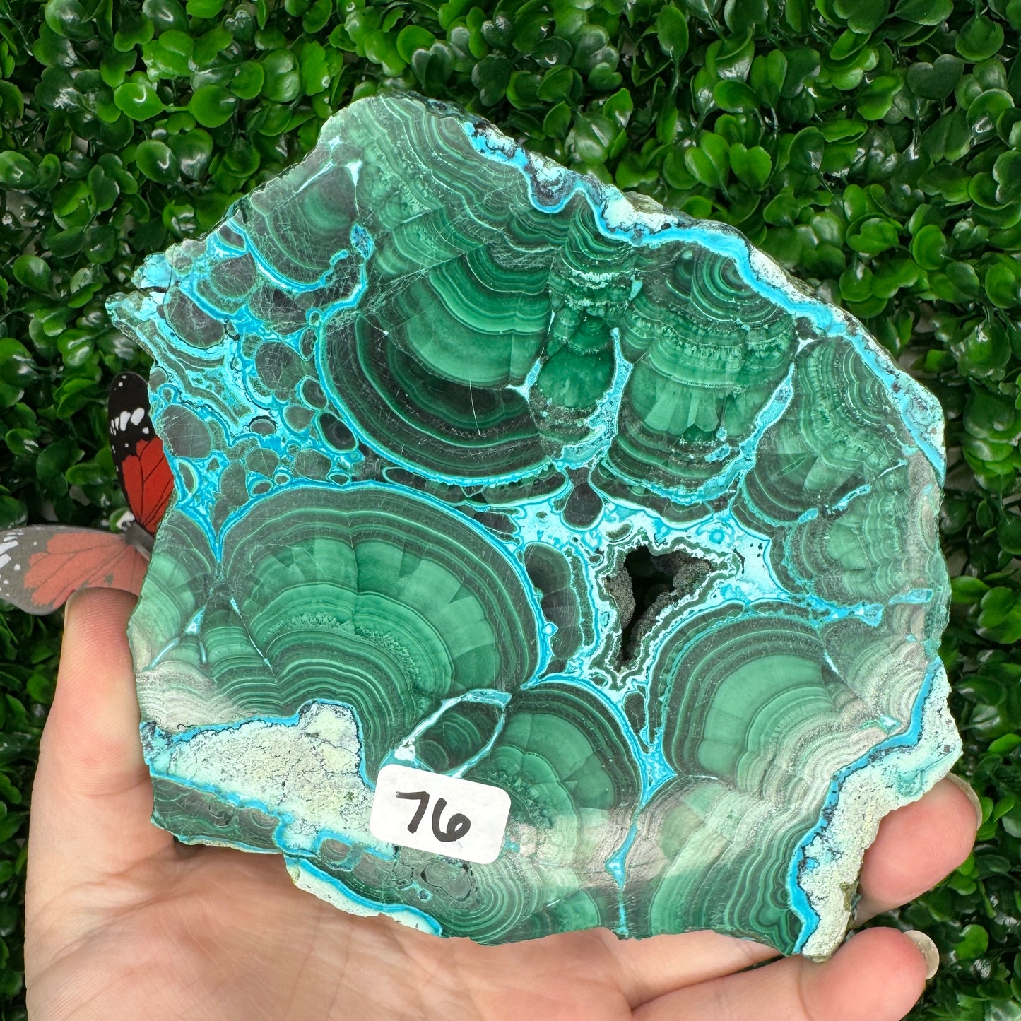 Malachite and Chrysocolla Slabs