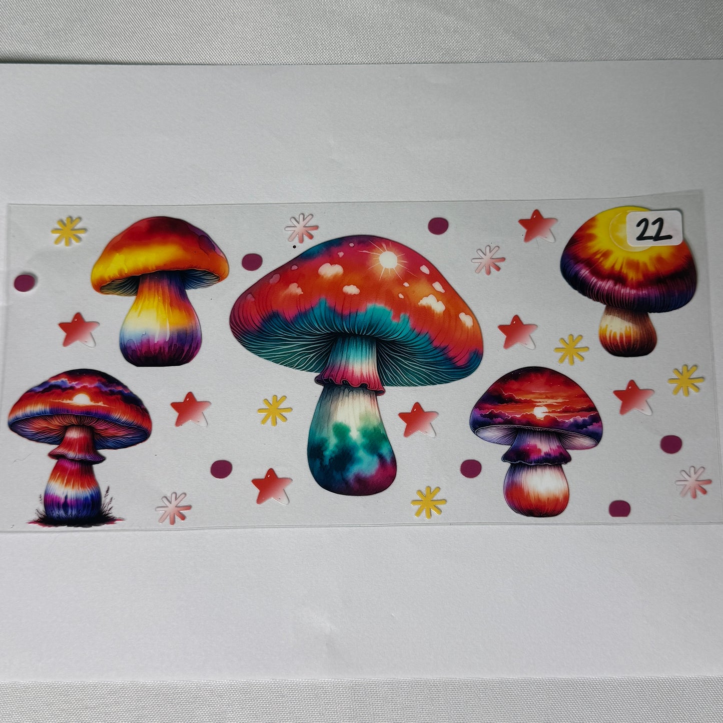 Mushroom UVDTF Cup Wraps