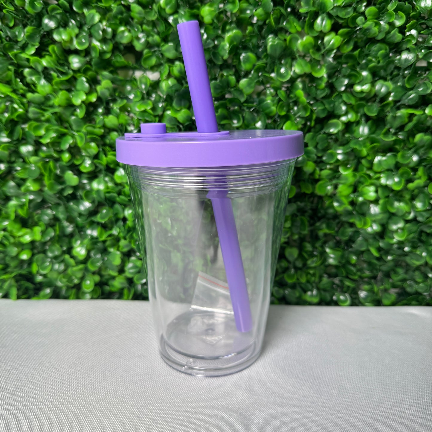 12oz kids plastic snowglobe tumbler cup