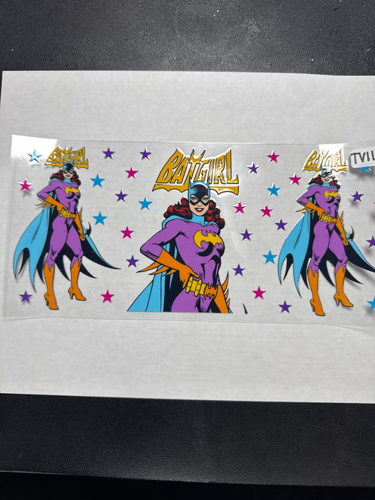 TV11 bat lady superhero character uvdtf wrap