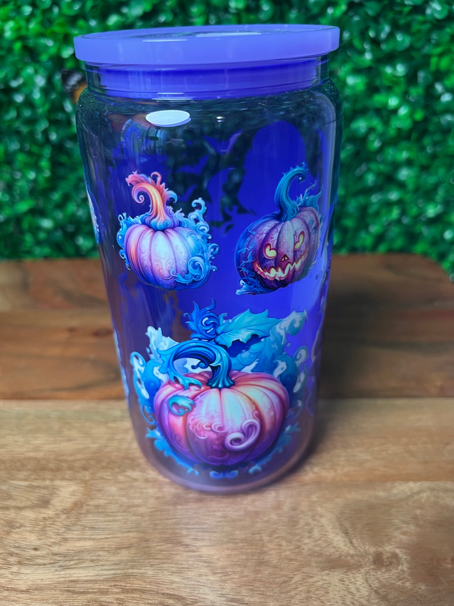 16oz Girl Character UVDTF Glass Cup
