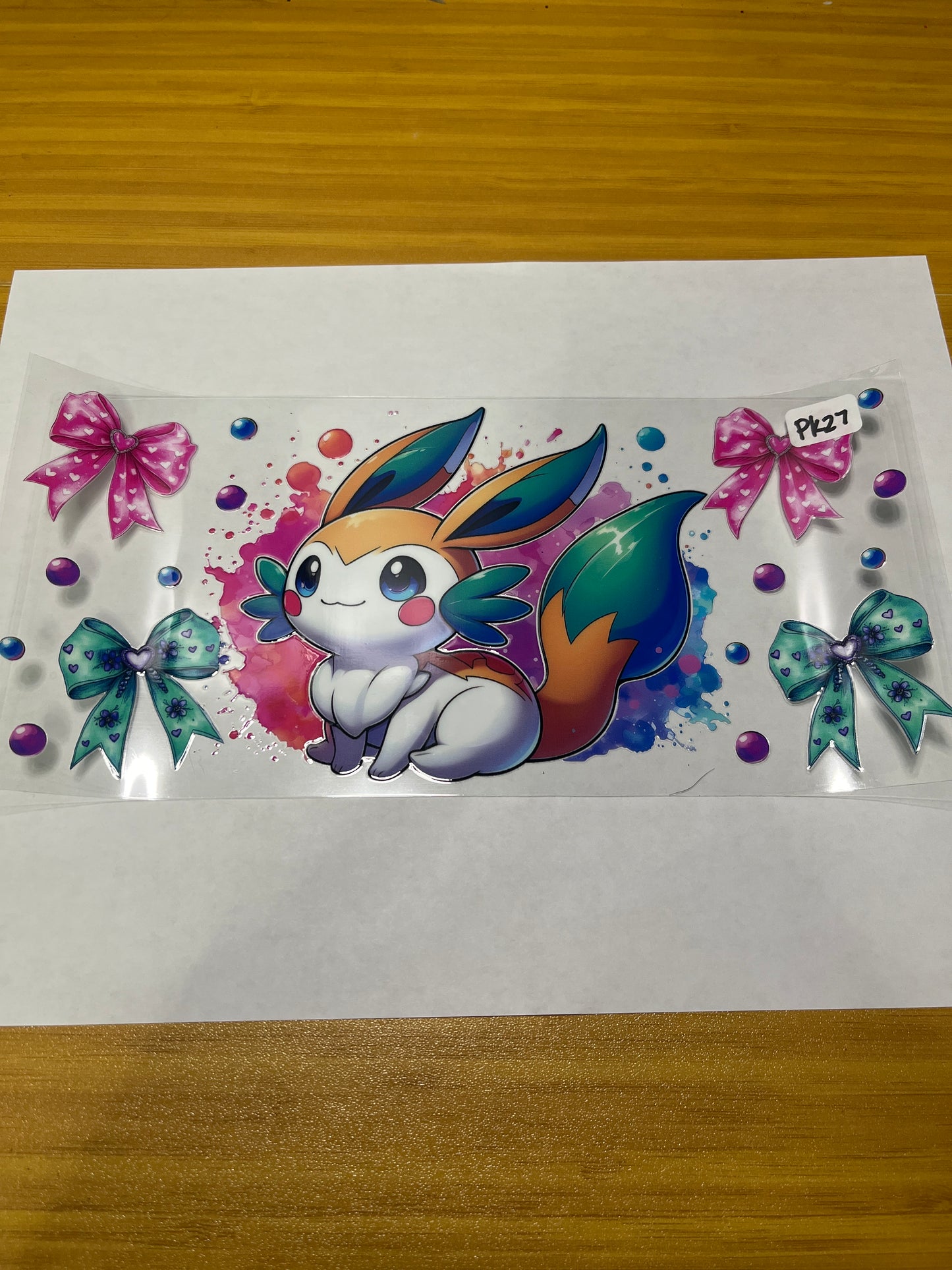PK27 Anime Characters UVDTF Wrap