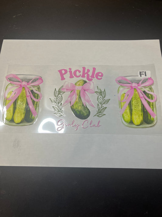 F1 Pickles UVDTF Wrap