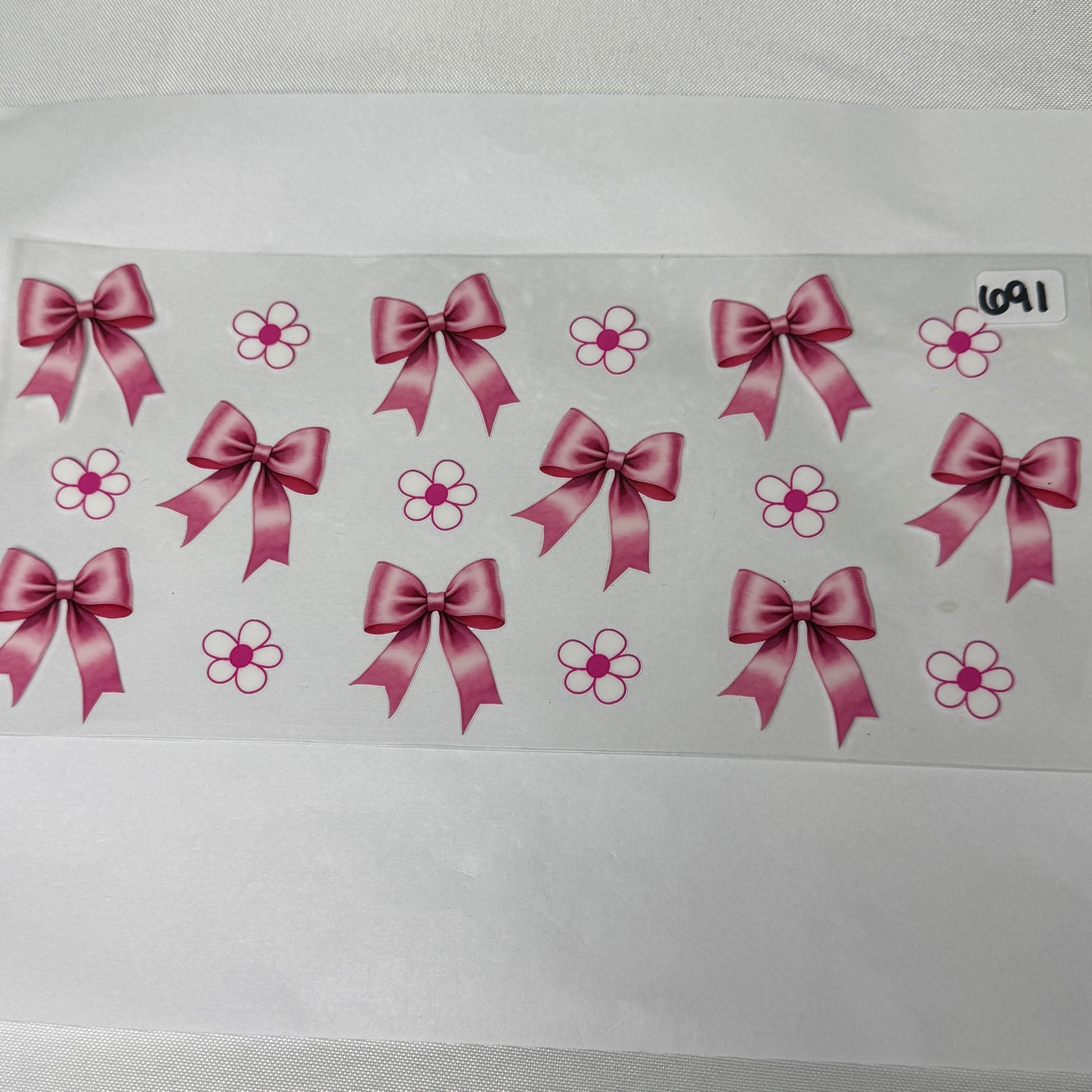 Rainbows/smileys/bows UVDTF Cup Wraps