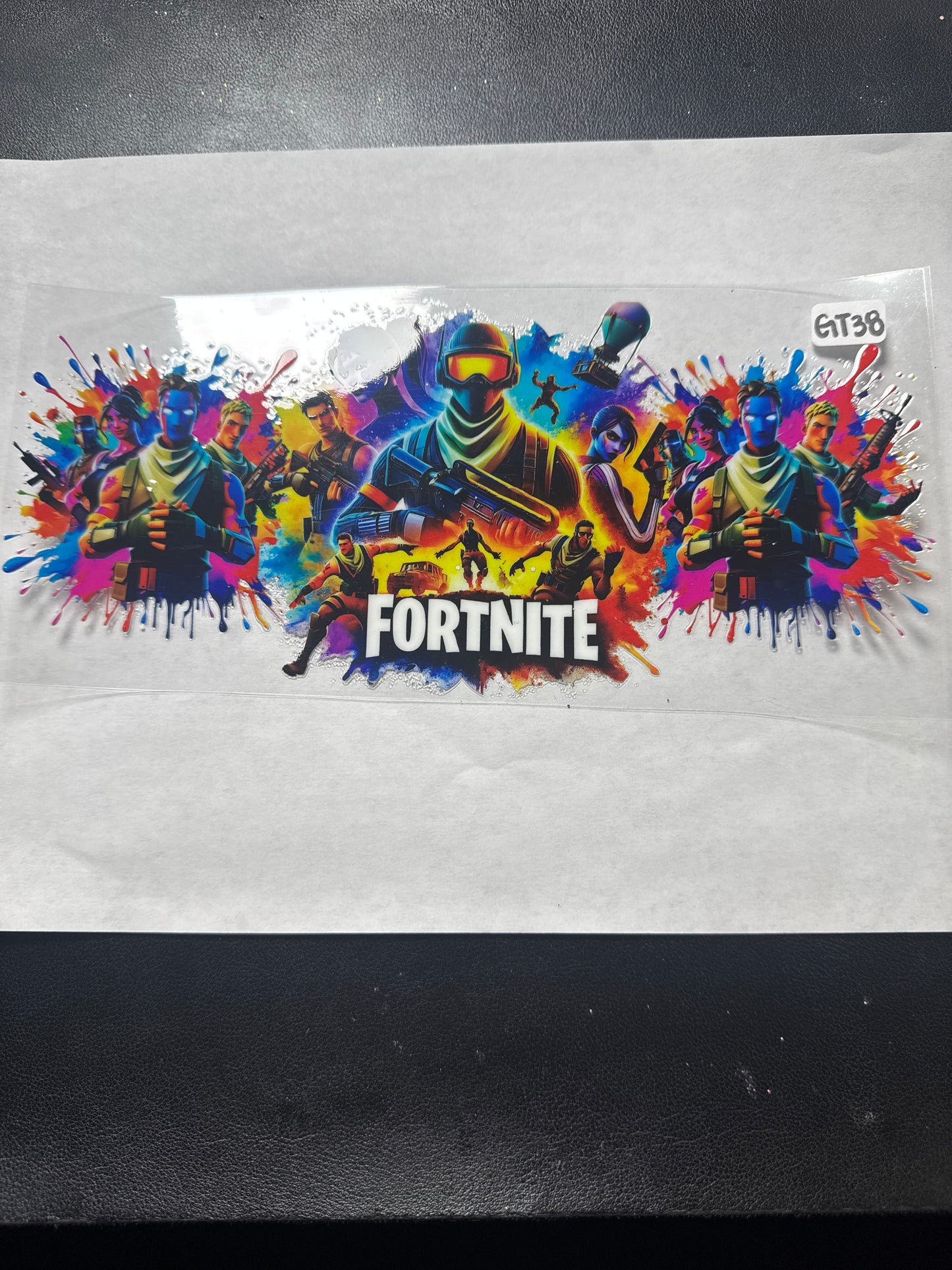 GT 38 video uvdtf wrap