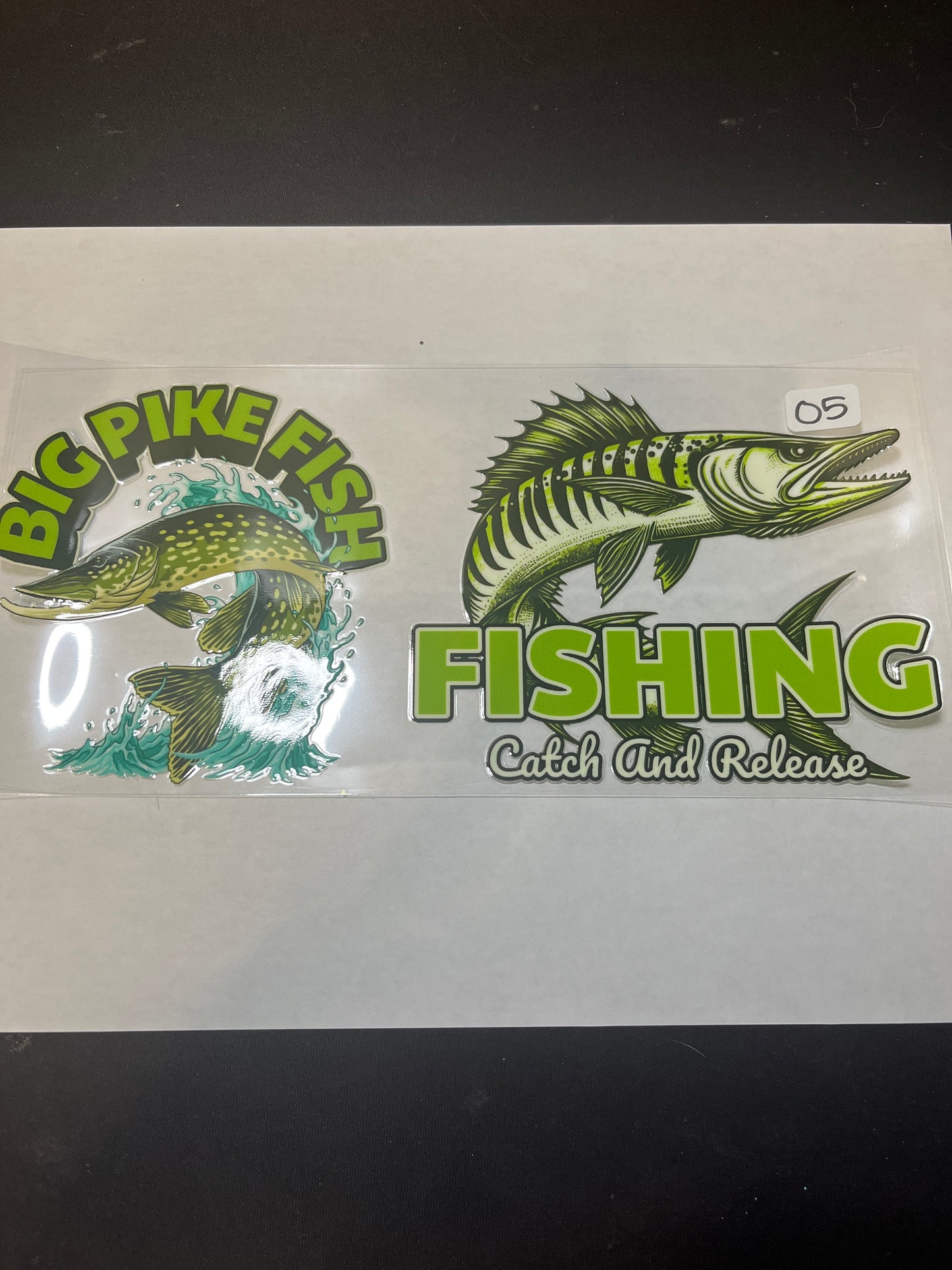 O5 Fishing UVDTF Wrap
