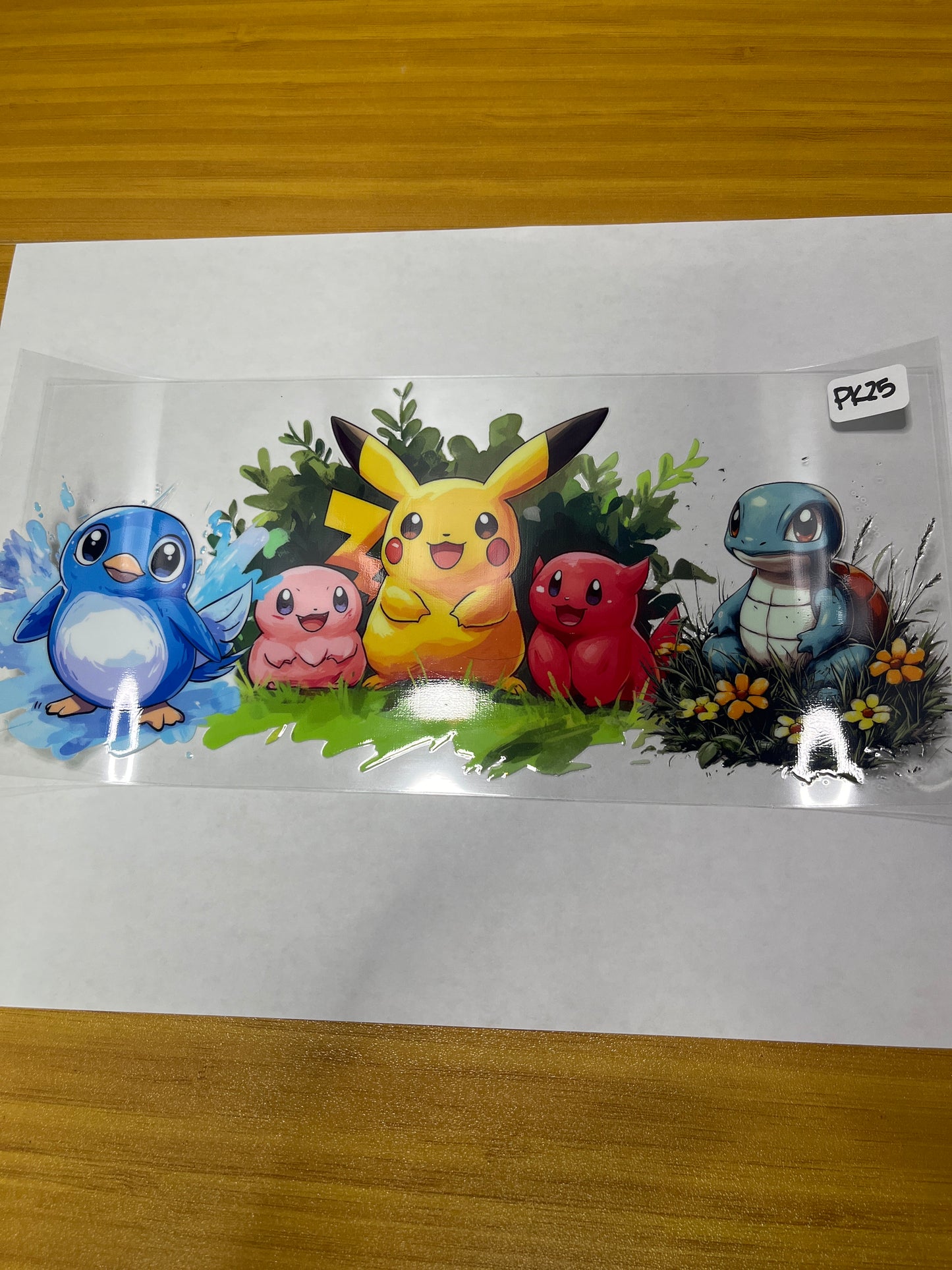 PK25 Anime Characters UVDTF Wrap