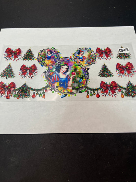 CR19 Christmas Character UVDTF Wrap