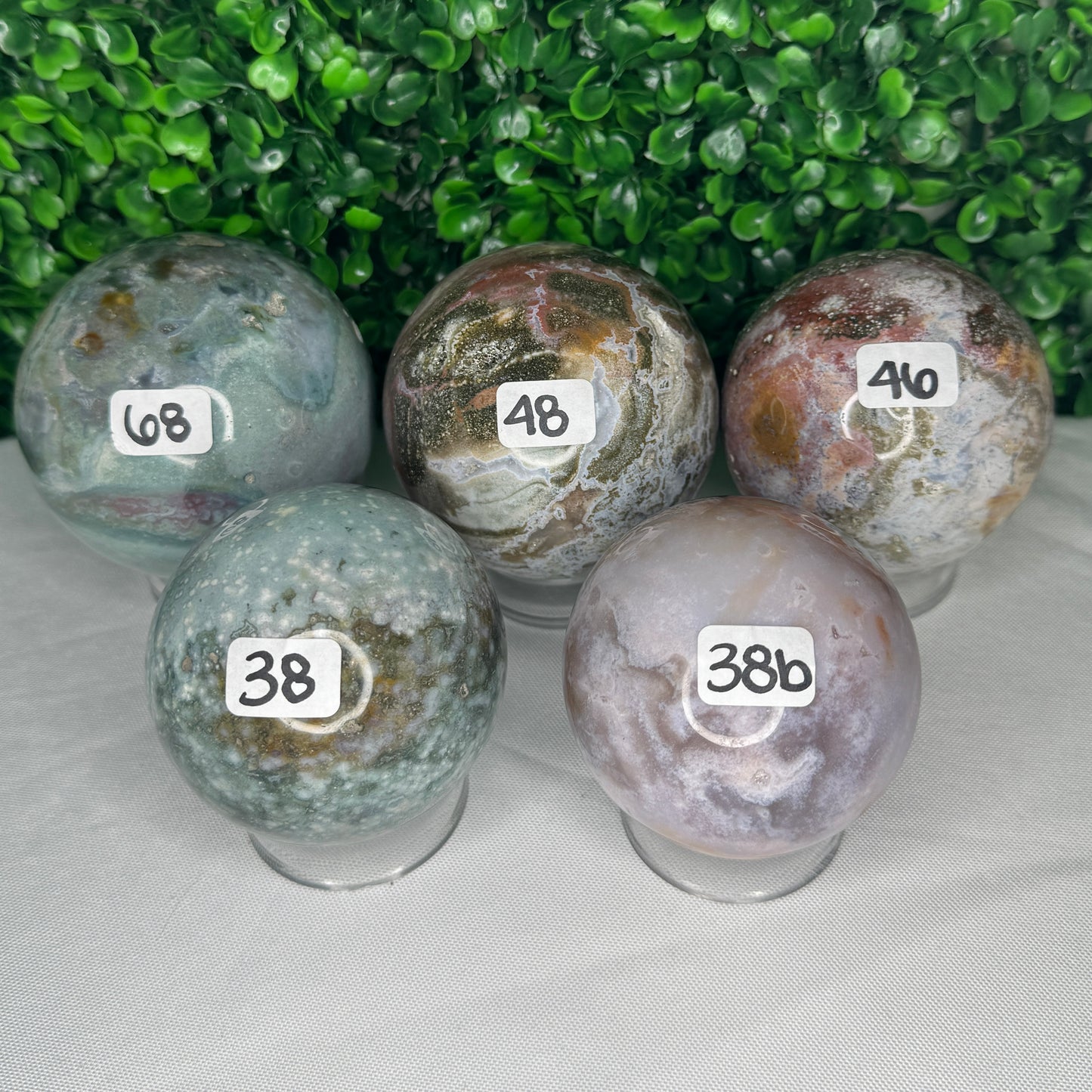 Sea Jasper Spheres