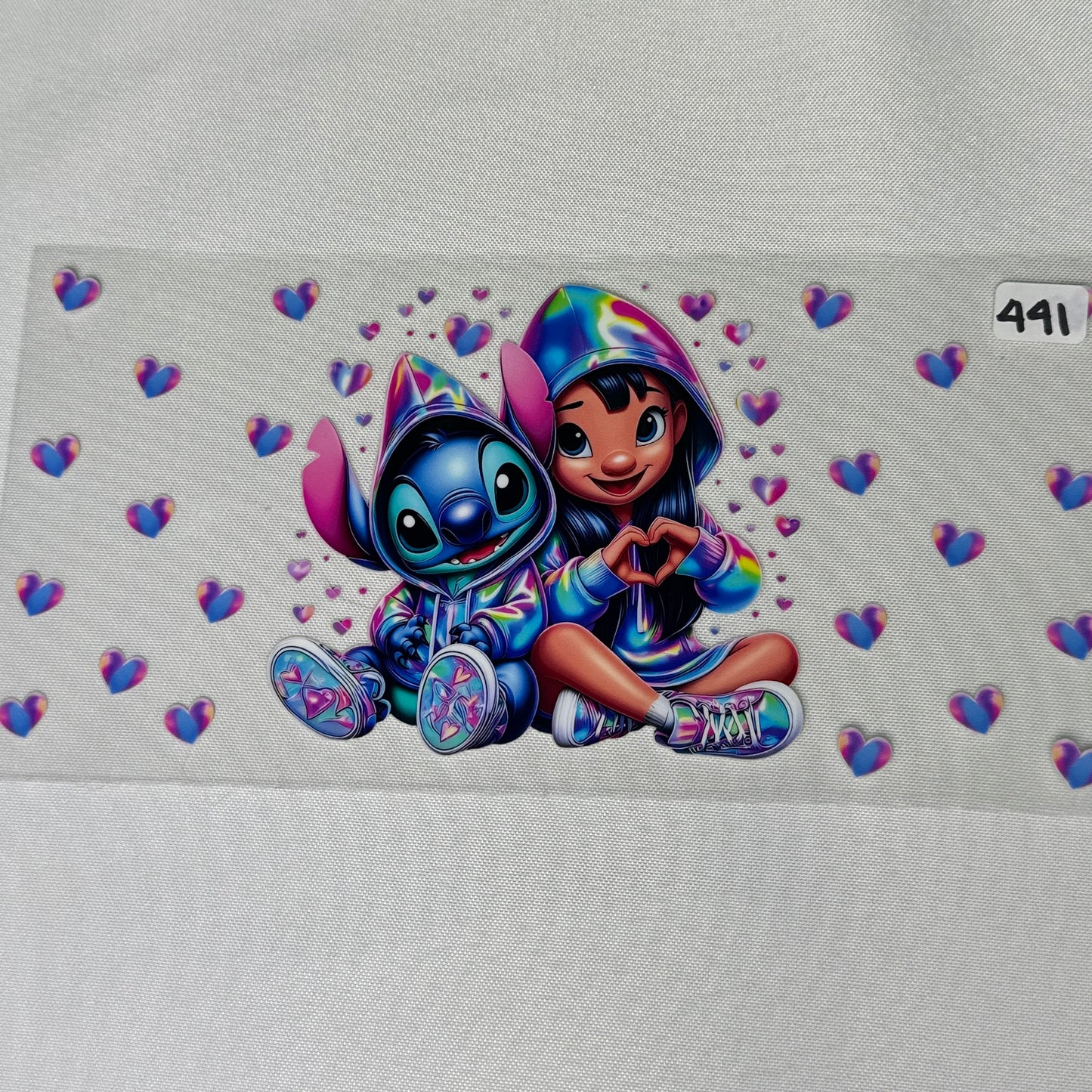 Blue Alien UVDTF Cup Wraps