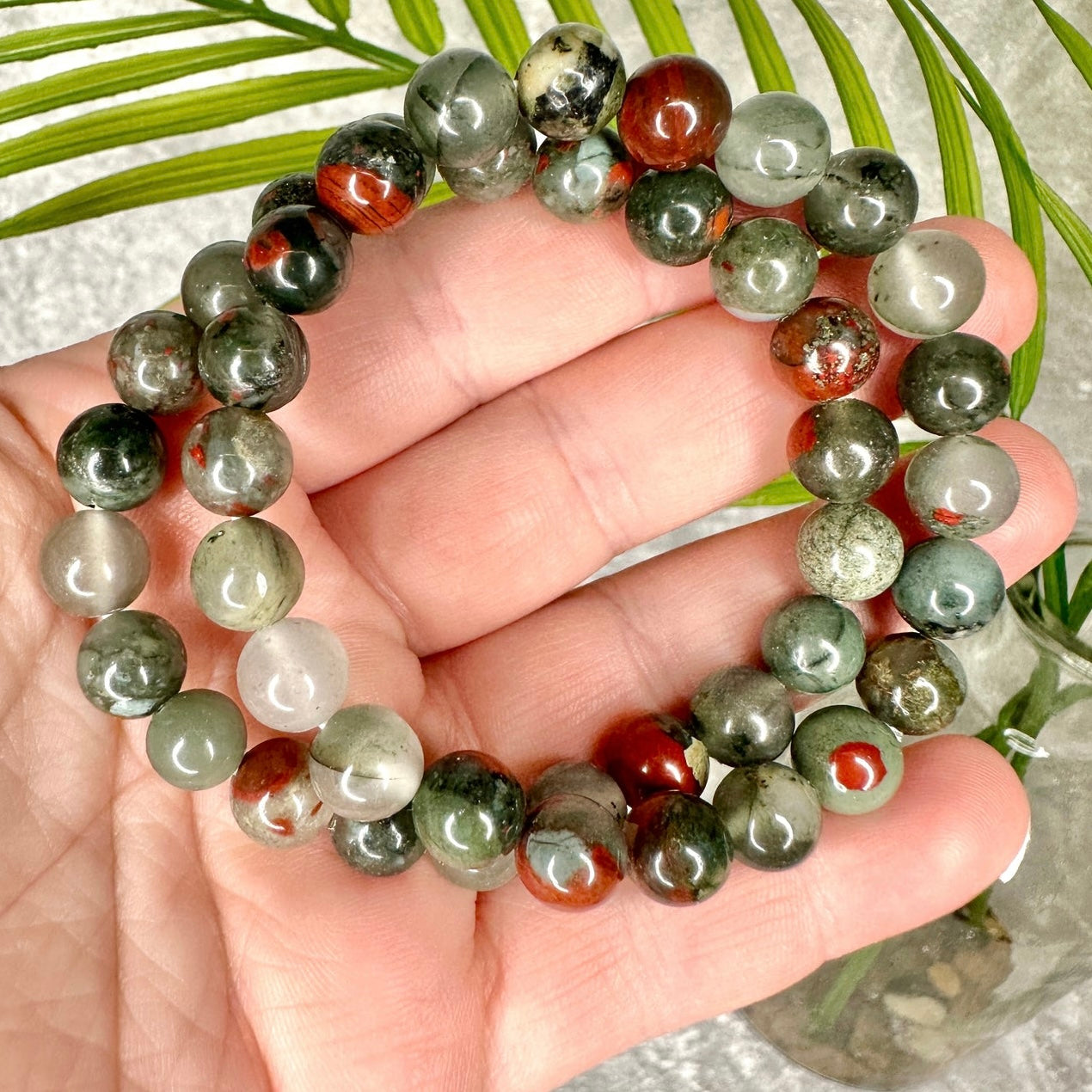 African Blood Stone Bracelet