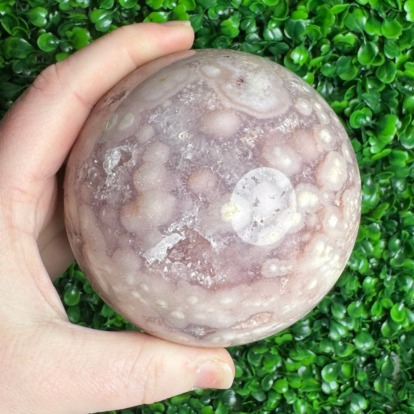 Statement Pink Amethyst Sphere