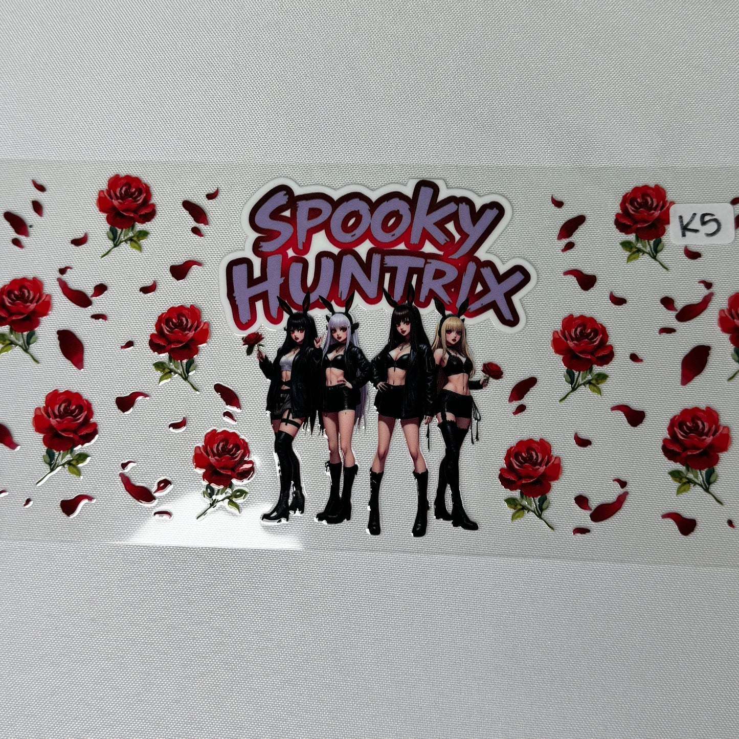 Girl Pop Bands UVDTF Cup Wraps