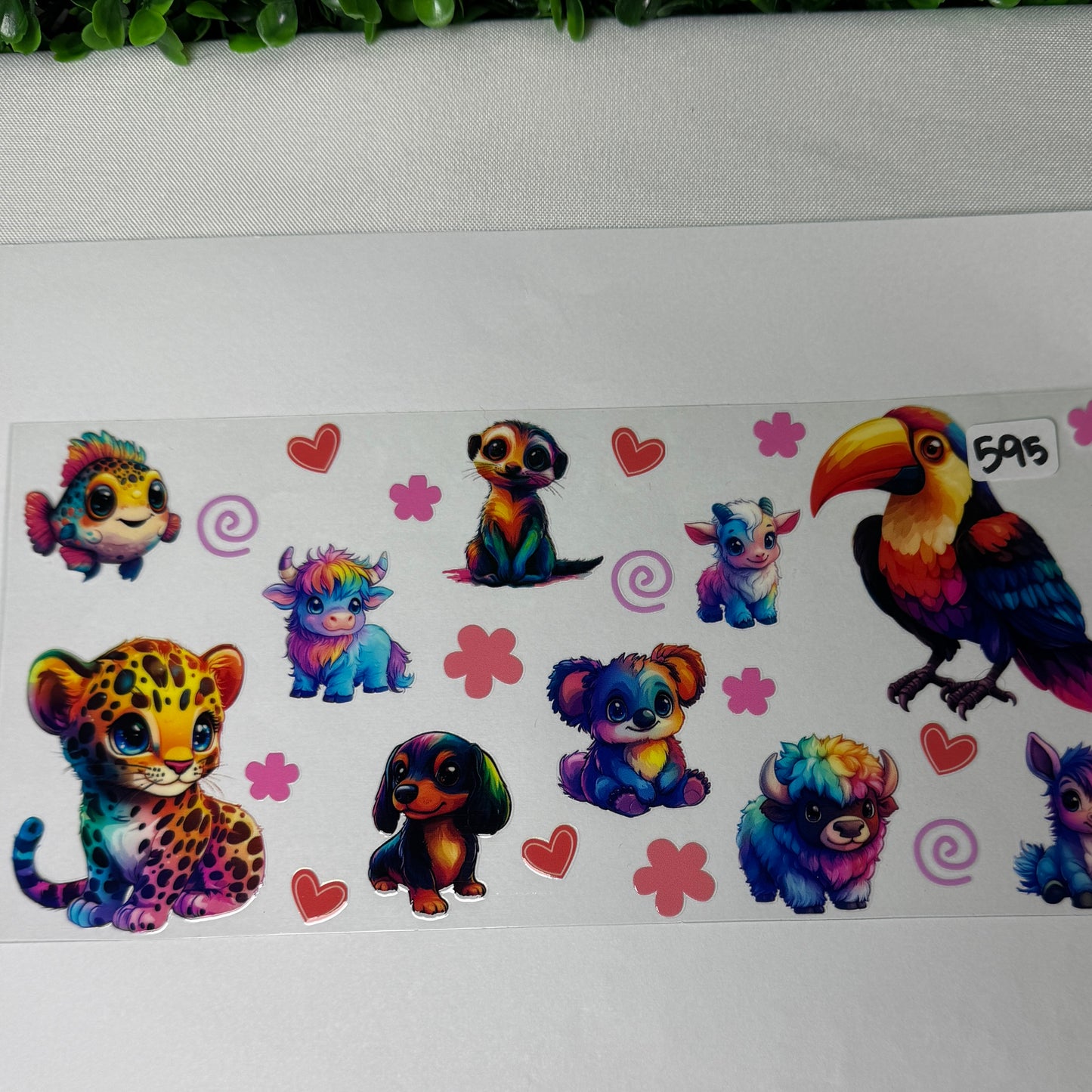 Animal UVDTF Cup Wraps