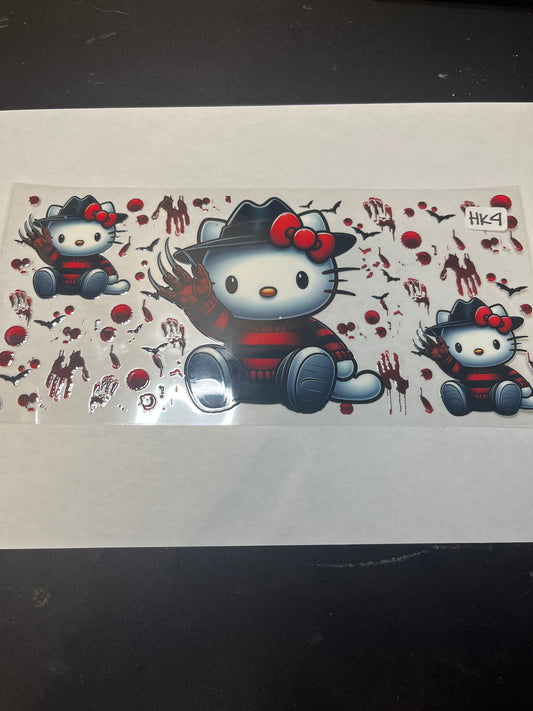 HK Halloween 4 Cat UVDTF Wrap