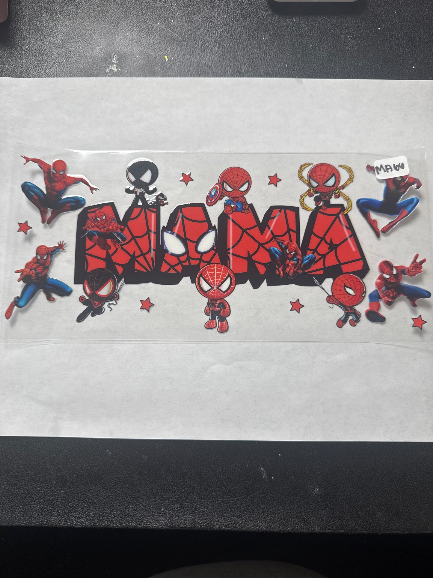 MA 66 Spider character mama uvdtf wrap