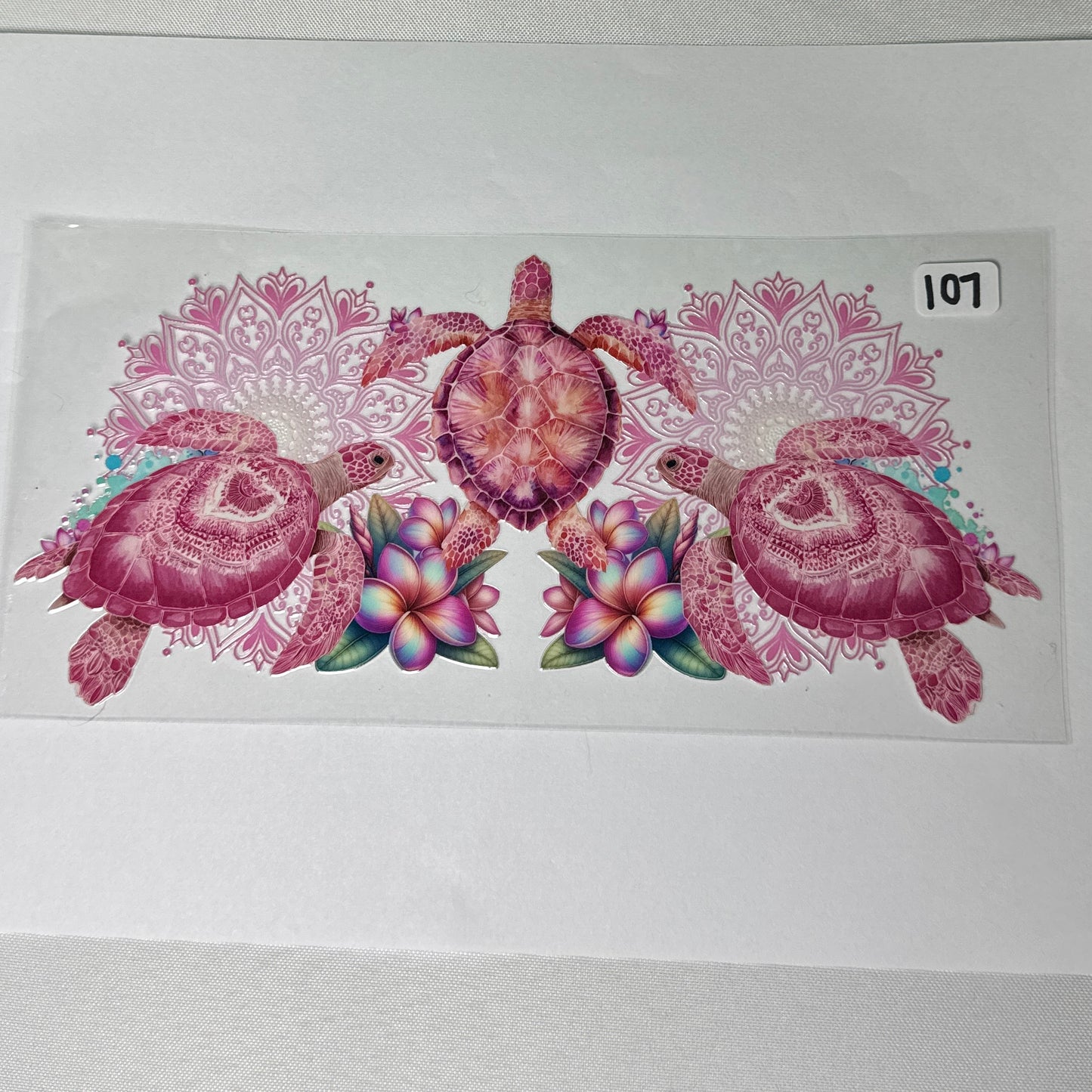 Ocean/Turtle UVDTF Cup Wraps