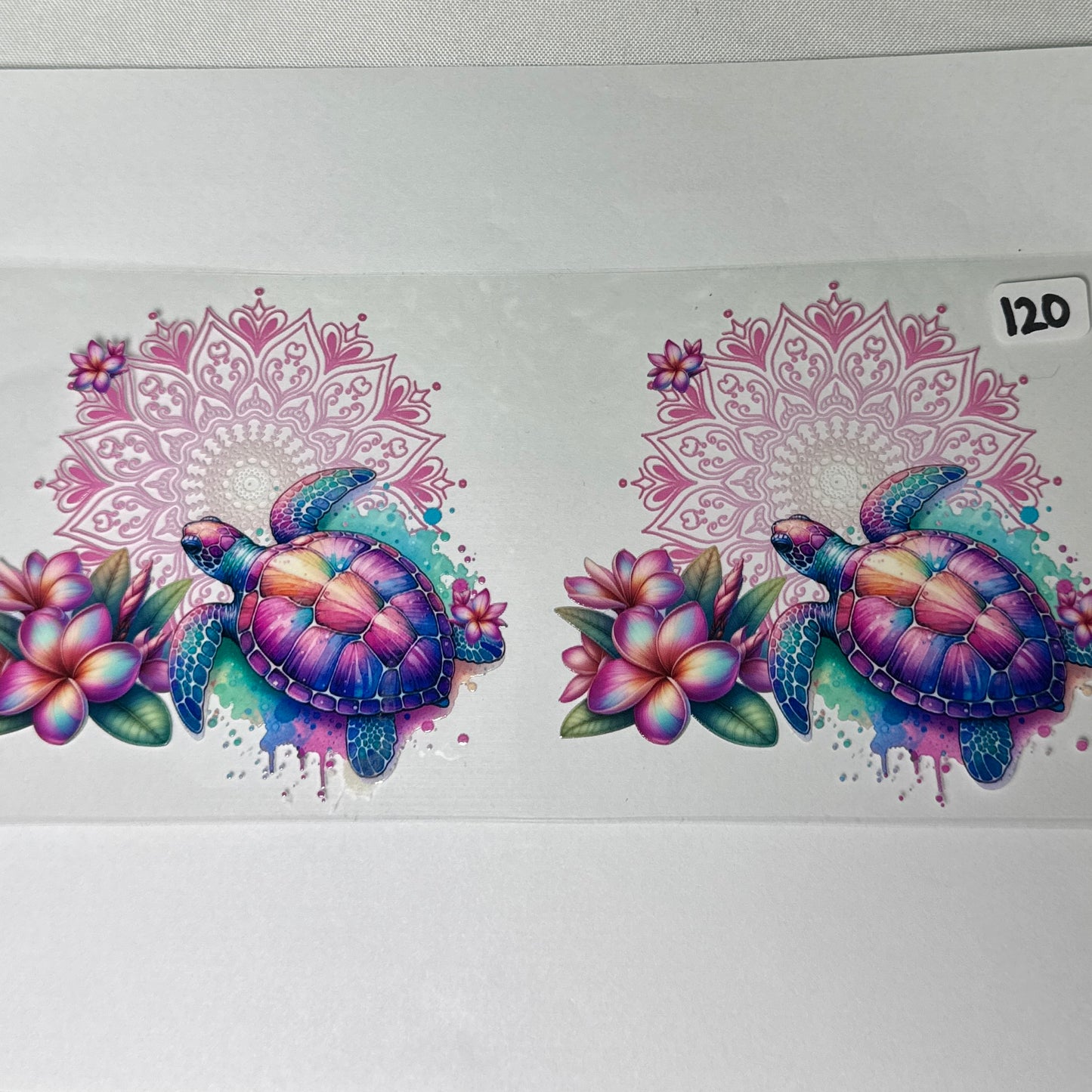 Ocean/Turtle UVDTF Cup Wraps