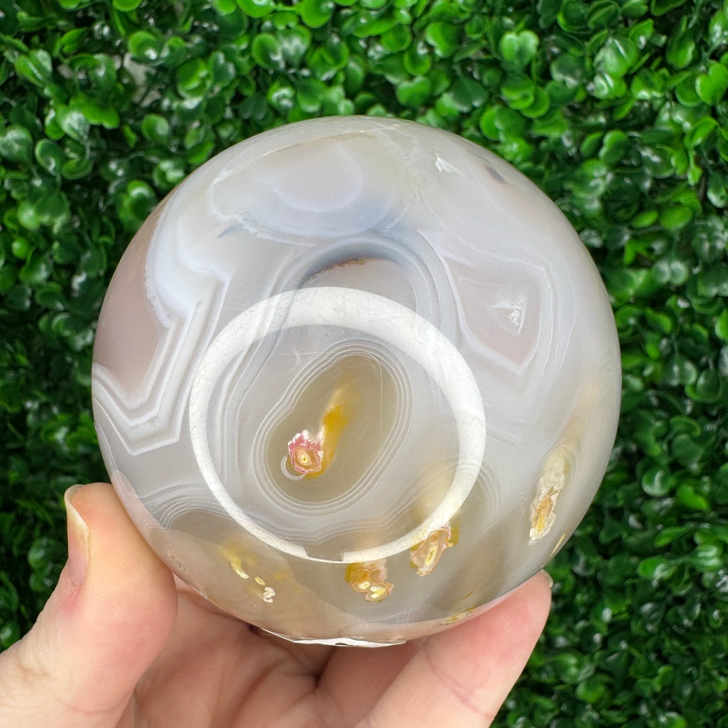 XL Pink Jelly Agate Sphere