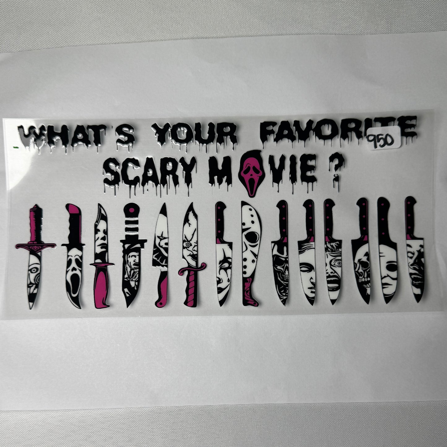 Spooky Characters UVDTF Cup Wraps