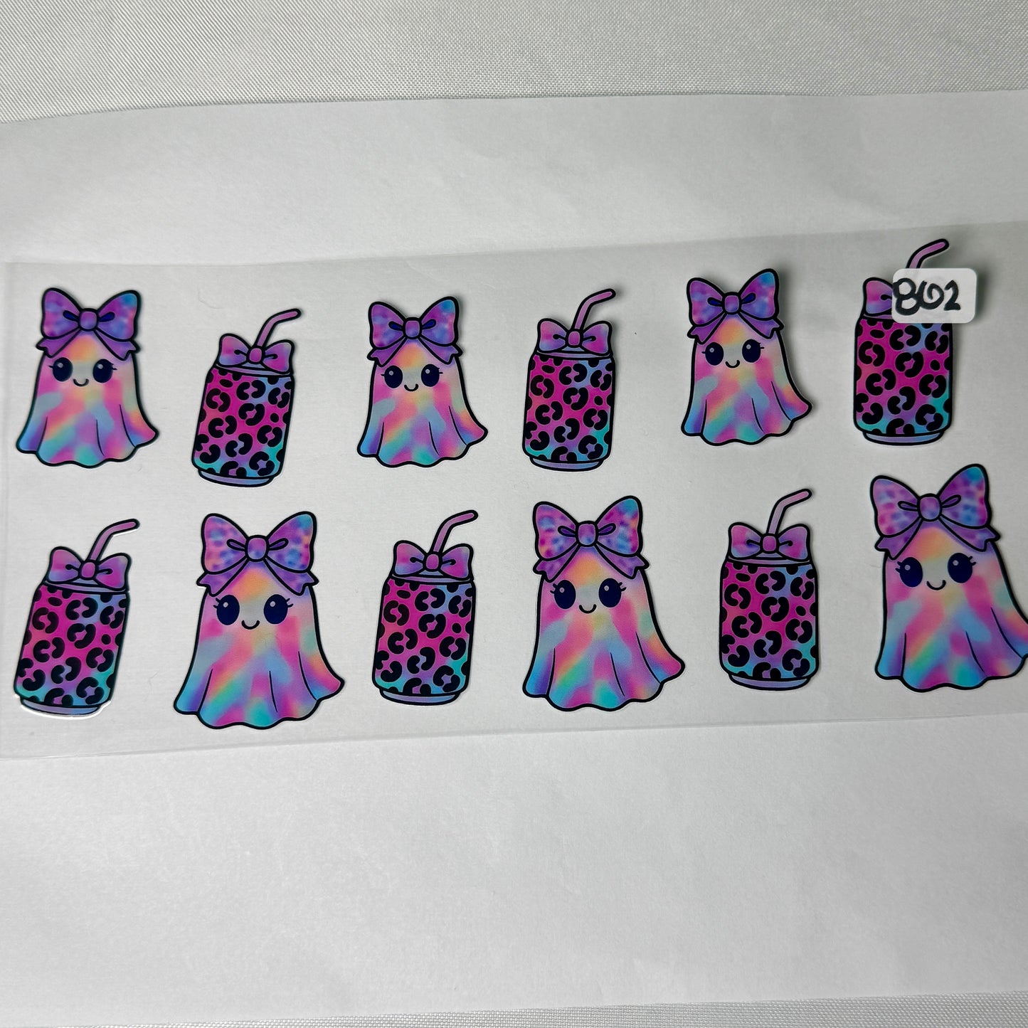 Ghosts UVDTF Cup Wraps