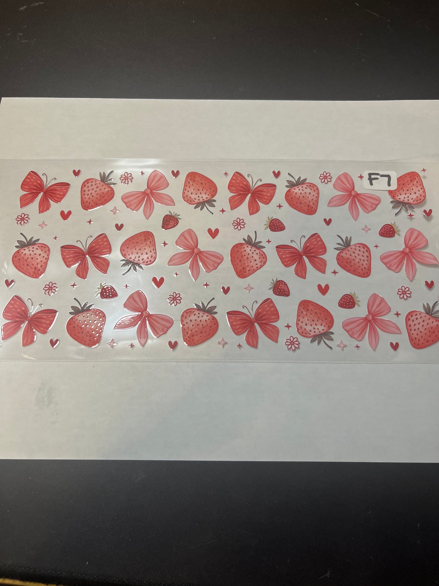 F7 Strawberries UVDTF Wrap