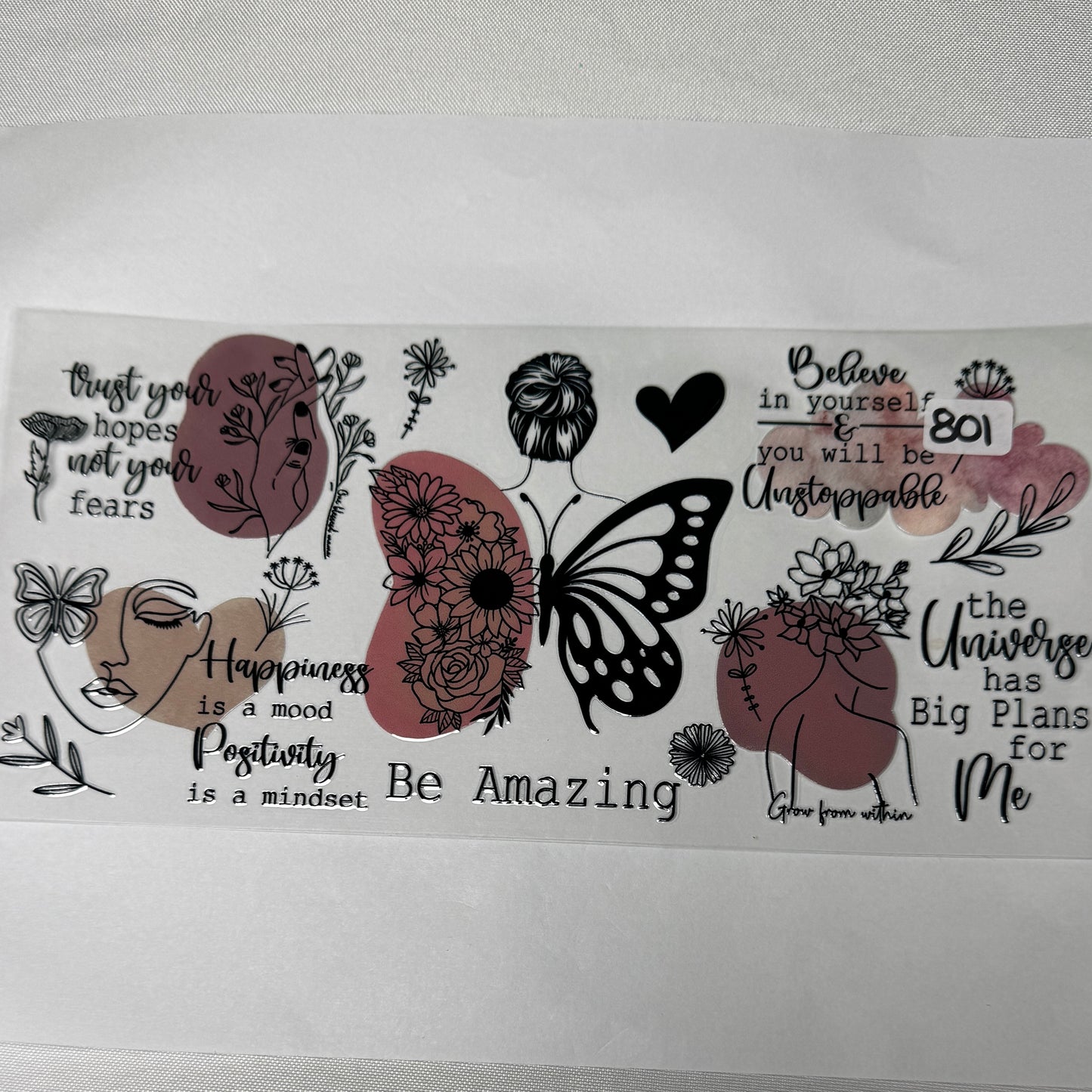 Quote UVDTF Cup Wraps