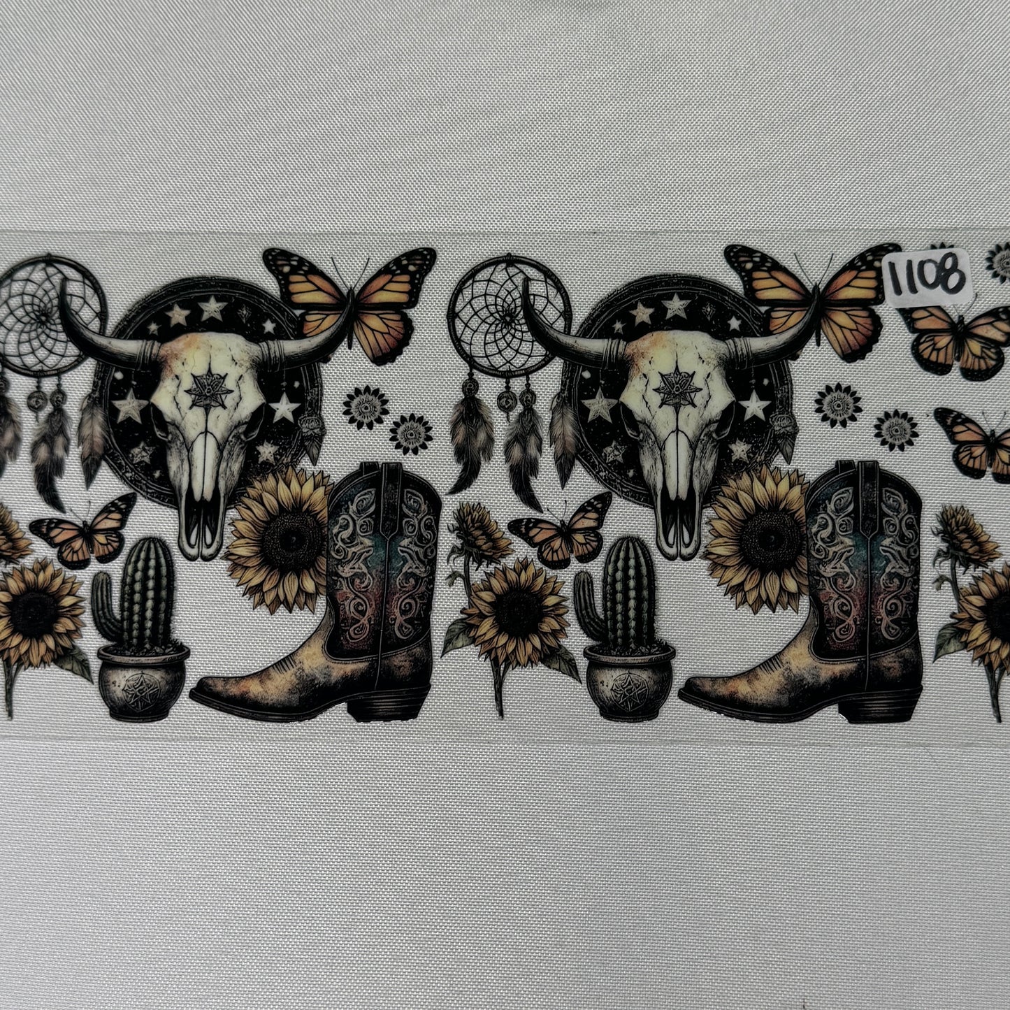 Country Western UVDTF Cup wraps