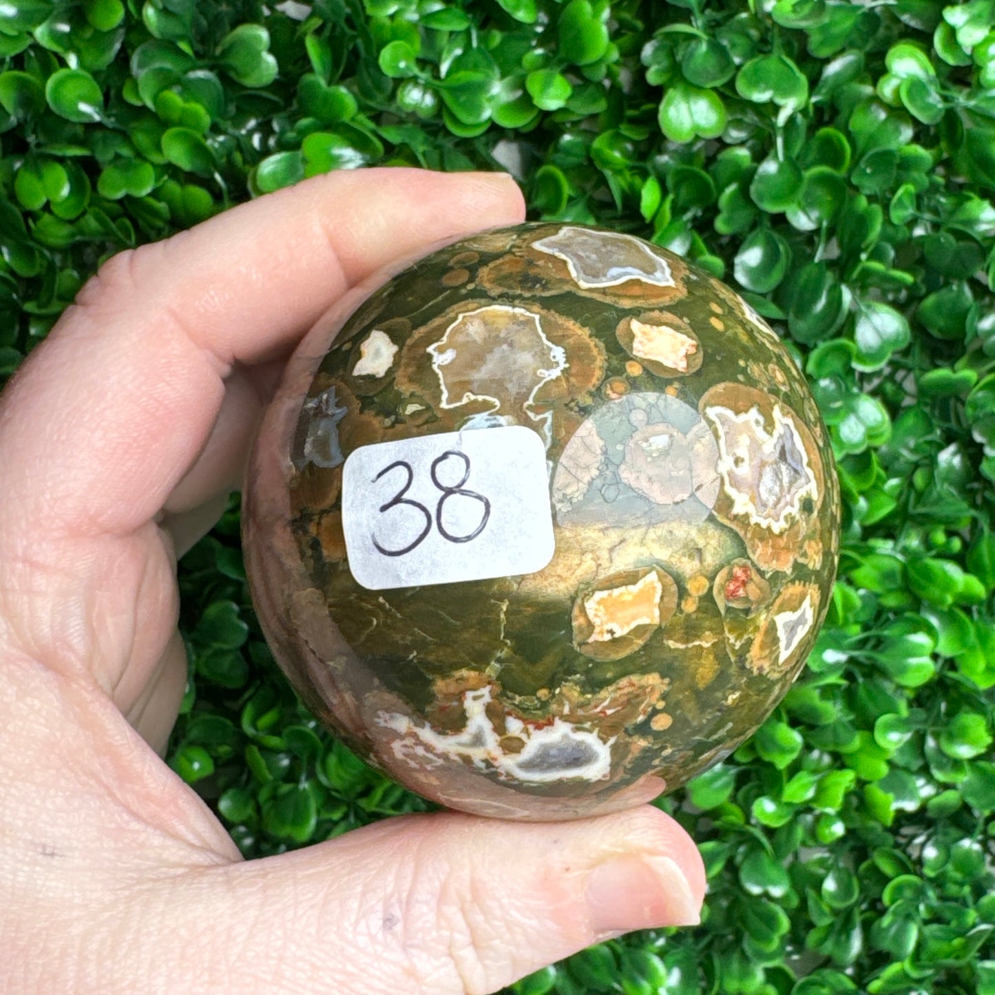 Rainforest Jasper Sphere