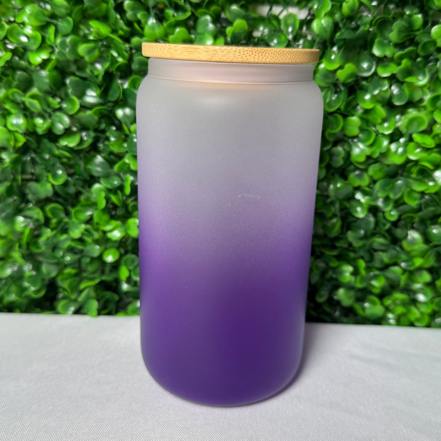 16oz Colored Frosted Glass Cups
