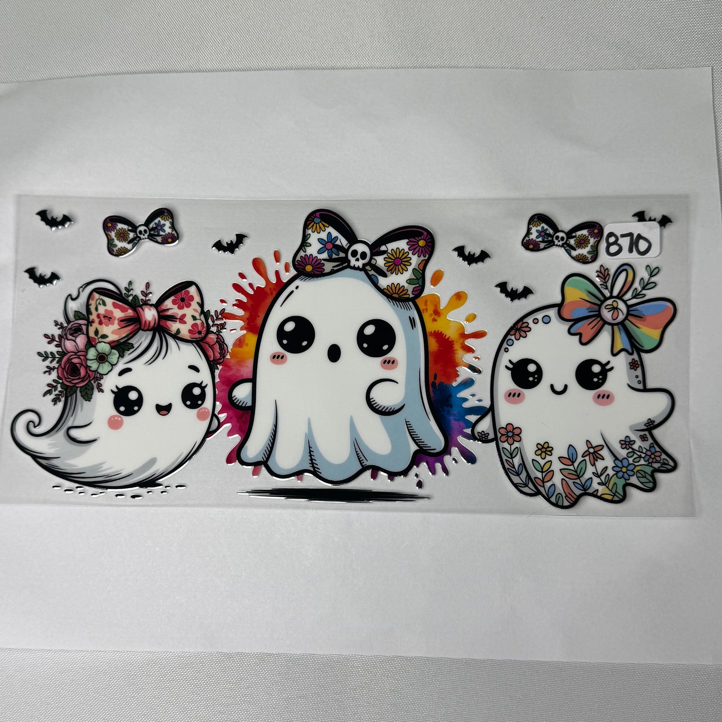 Ghosts UVDTF Cup Wraps