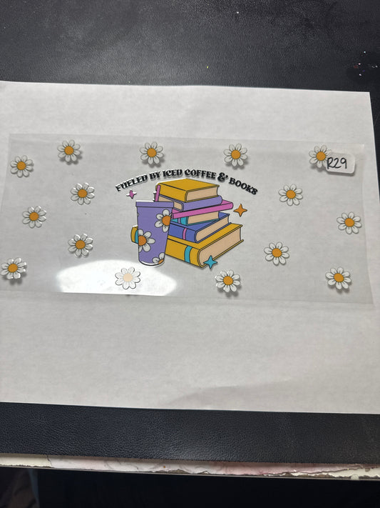 R29 books and coffee uvdtf wraps