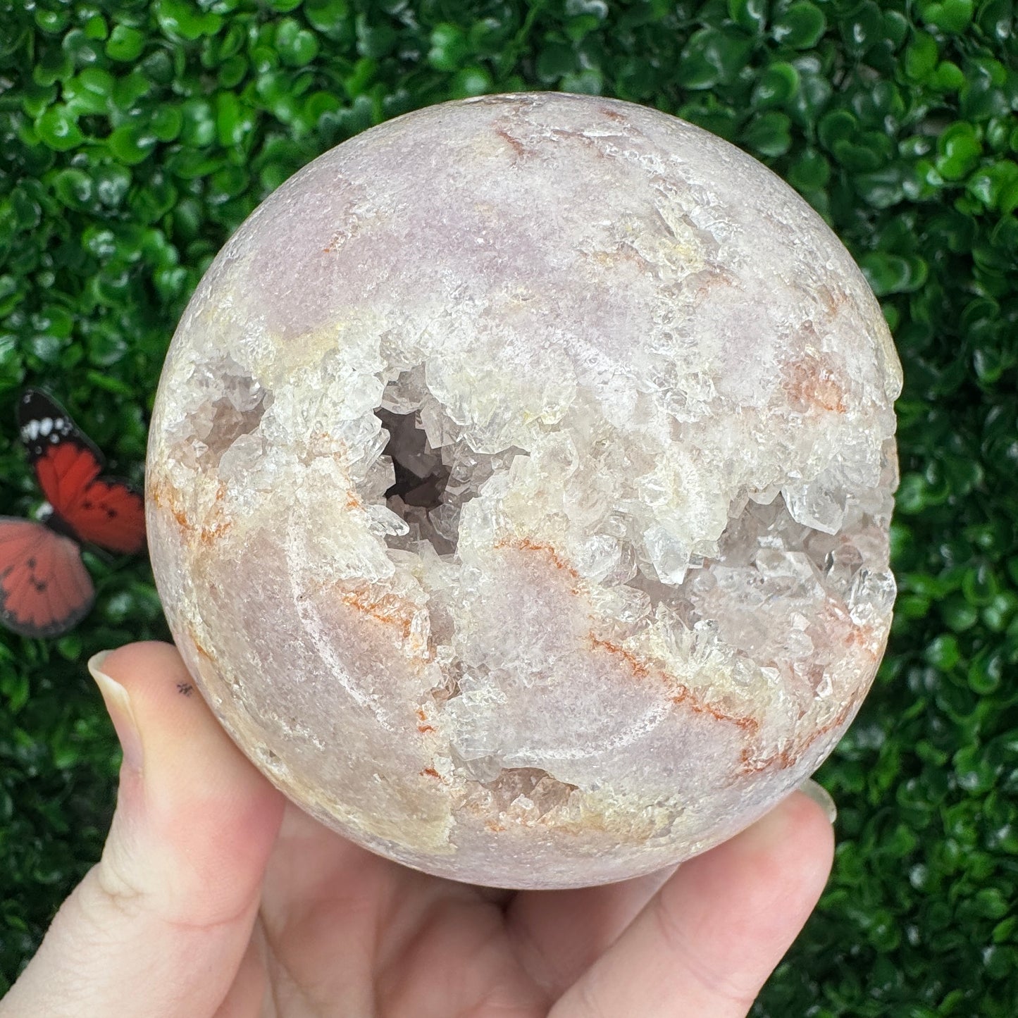 Large Pink Amethyst Sphere