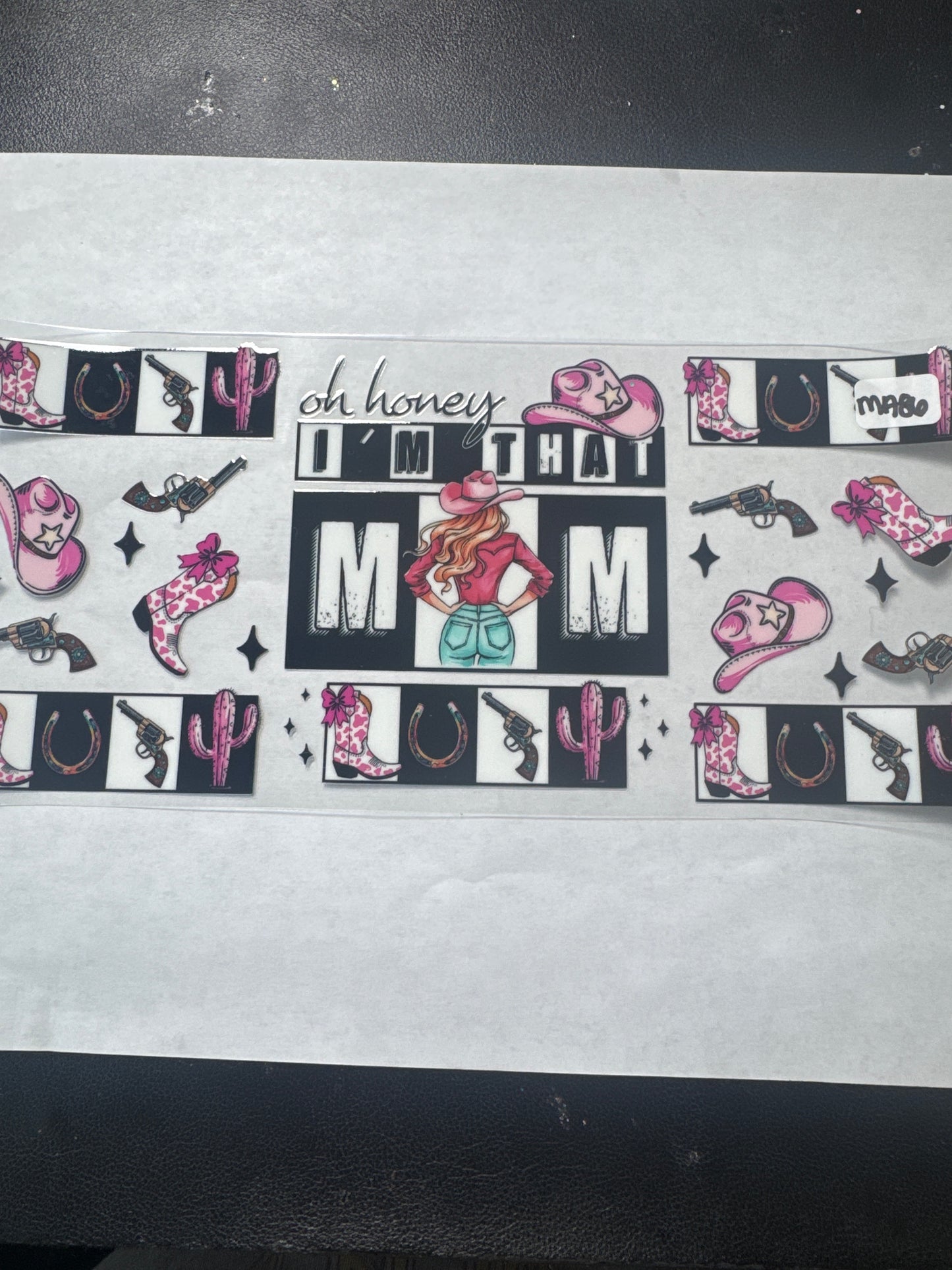 MA 86 Country style mom uvdtf wrap