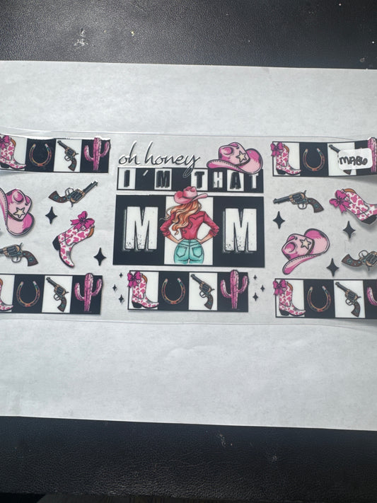 MA 86 Country style mom uvdtf wrap