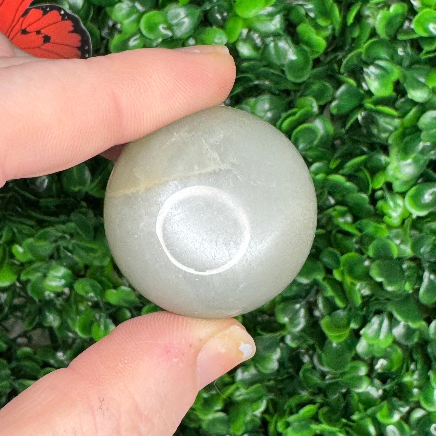 Green Moonstone Spheres